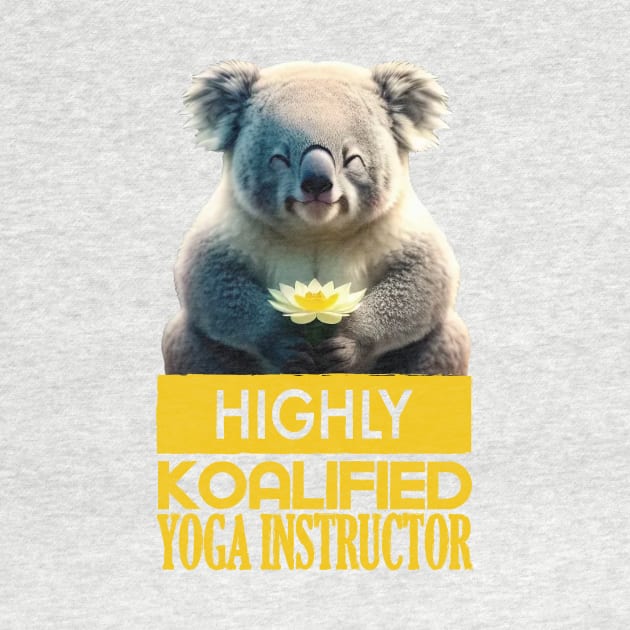 Just a Highly Koalified Yoga Instructor Koala by Dmytro